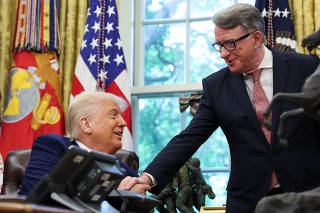 U.S. President Trump ANNOUNCES trade deal with the U.K., at the White House in Washington