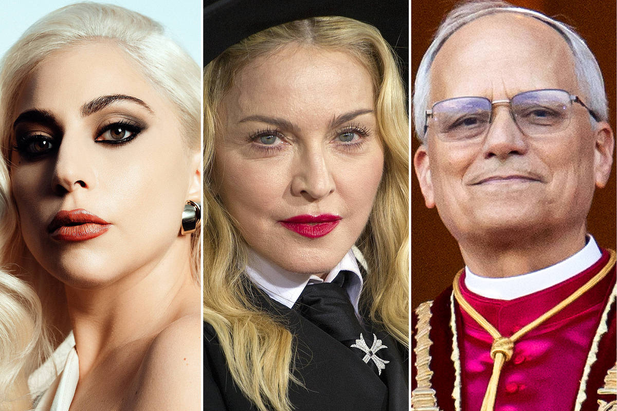 O que que Lady Gaga, Madonna e os papas têm em comum?