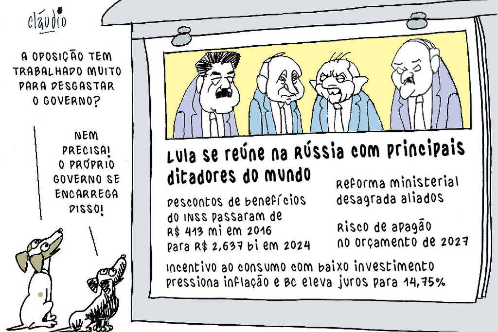 Lula na companhia dos principais ditadores do mundo