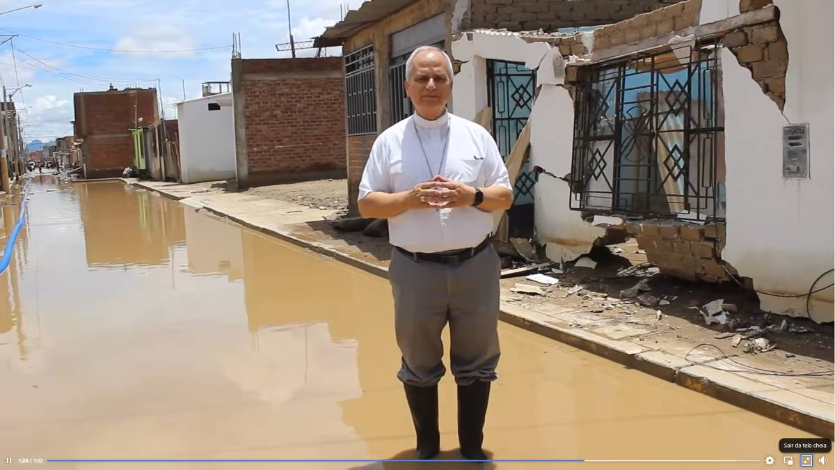 Papa Leão 14 ajudou vítimas da enchente de 2023 no Peru; veja fotos