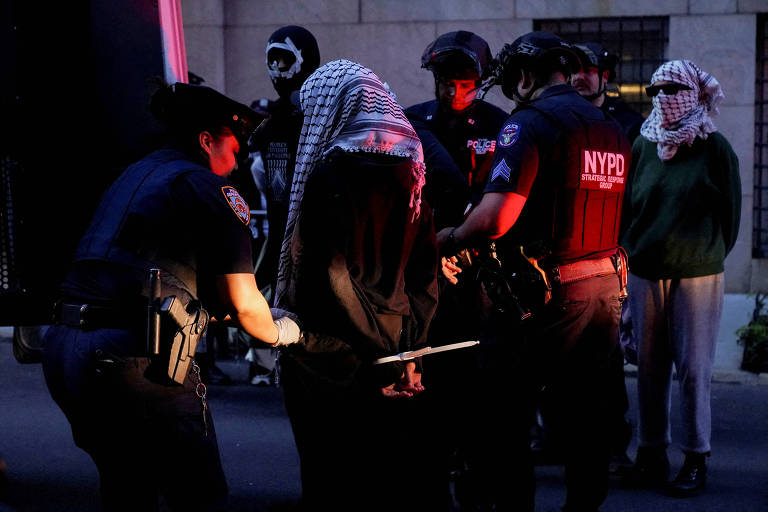 Columbia suspende mais de 65 estudantes por manifestação pró-Palestina