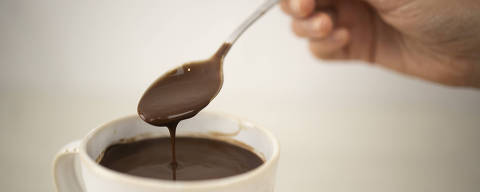 Chocolate quente vegano