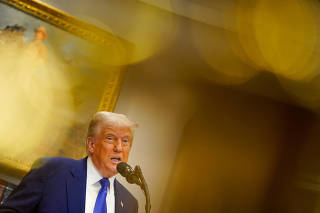 U.S. President Trump and U.S. Health and Human Services (HHS) Secretary Kennedy attend a press conference, in Washington