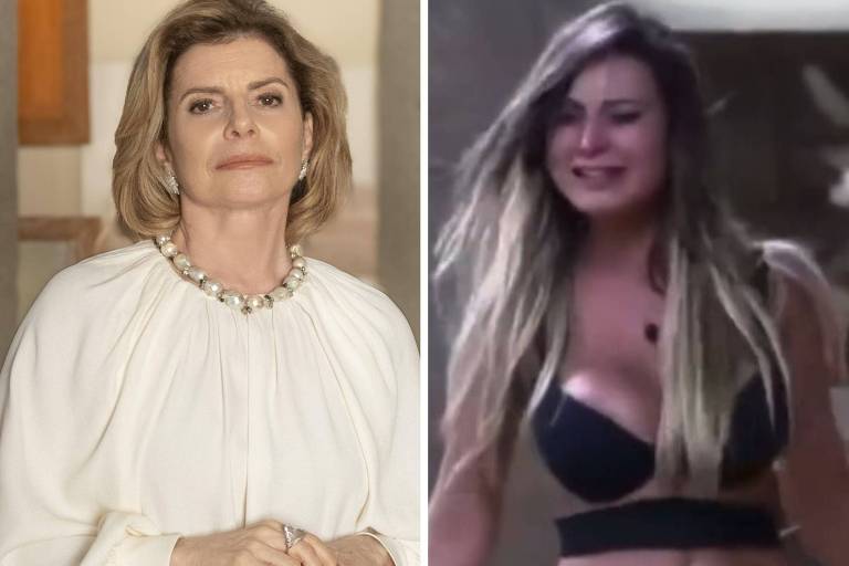 Debora Bloch compartilha meme de Andressa Urach cantando 'Brasil'