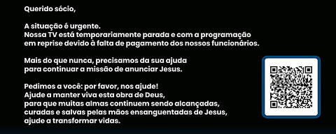 A TV Século 21, também conhecida como Rede Século 21 (RS21), pede ajuda em comunicado
