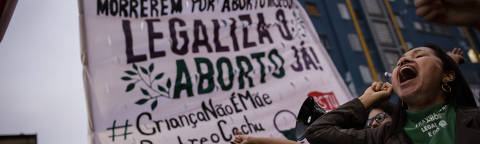 SÃO PAULO, SP, 28.09.2024: Ato pela descriminalização do aborto na América Latina e Caribe organizado pela Frente Estadual pela Legalização do Aborto SP, no Masp. (Foto: Bruno Santos/ Folhapress) 