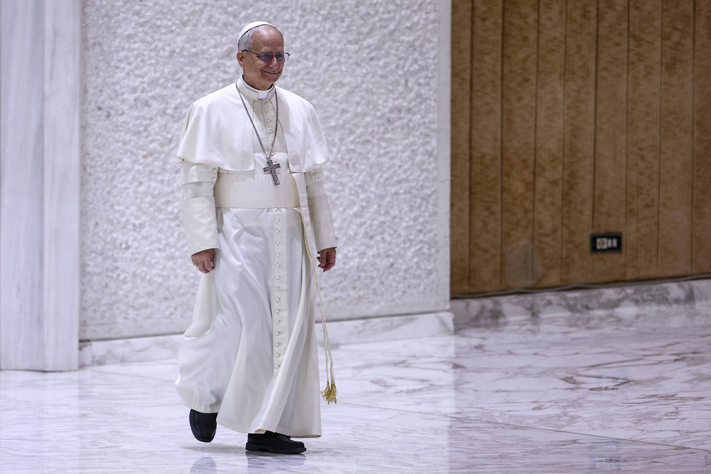 Papa Leão 14 abençoa devotos de Nossa Senhora Aparecida