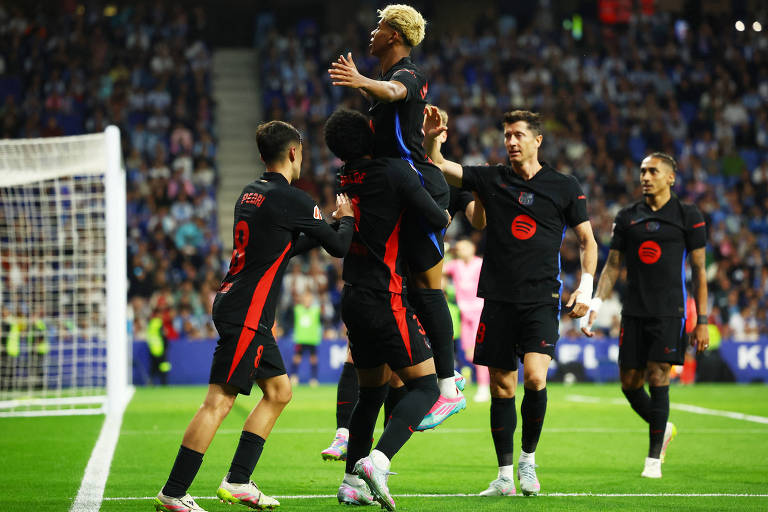Com gols de Yamal e Fermín, Barça vence Espanyol e conquista 28º título espanhol