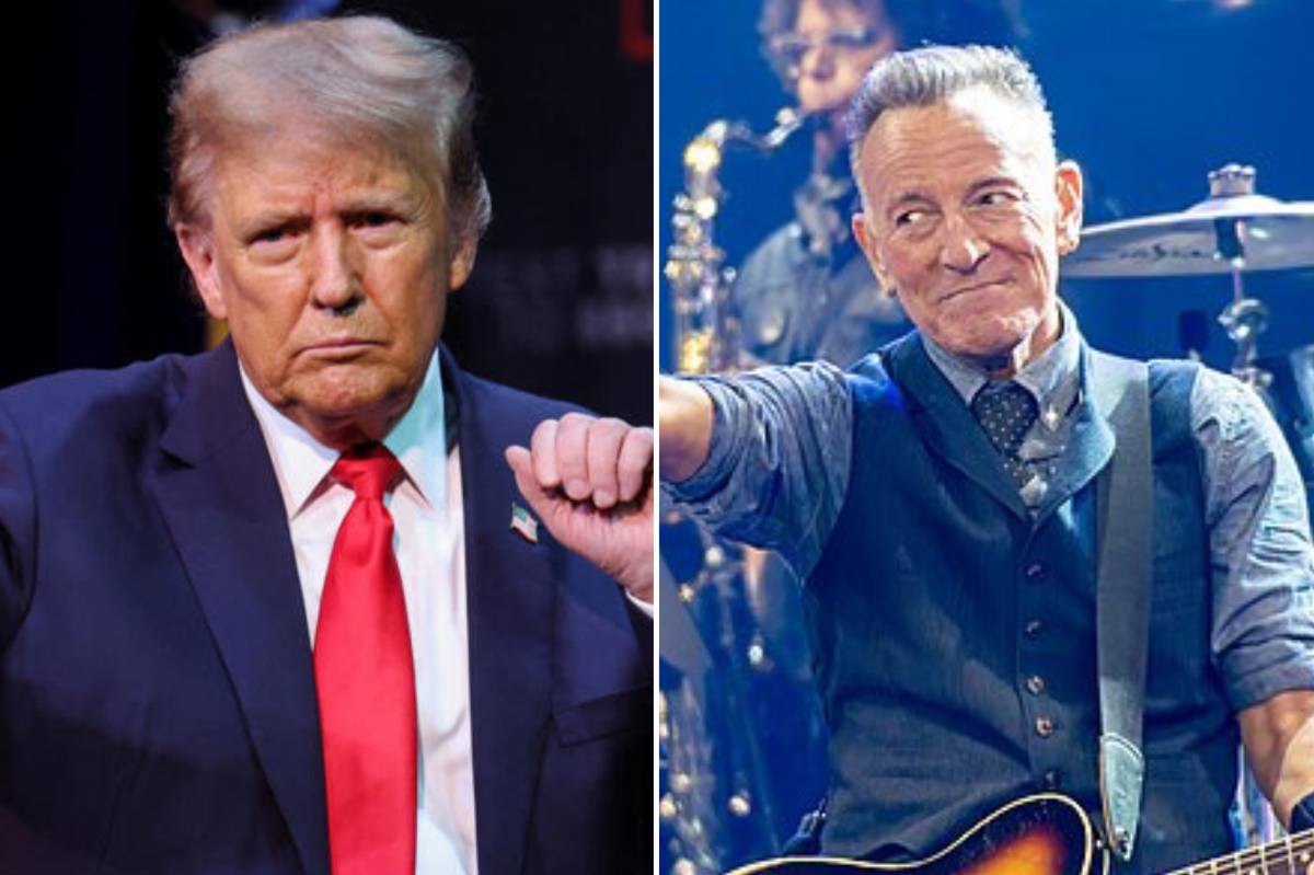 Trump ataca Bruce Springsteen e o chama de 'babaca prepotente' e 'seco como uma uva passa'