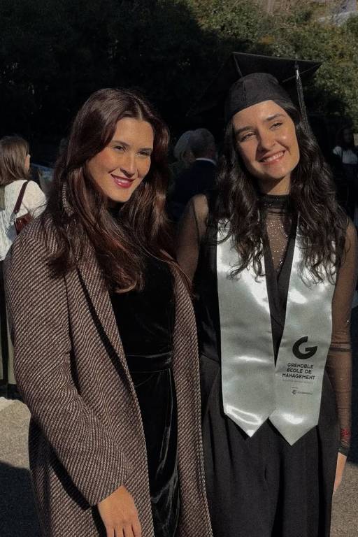 Beatriz e Laura Bonemer, filhas de Fátima Bernardes