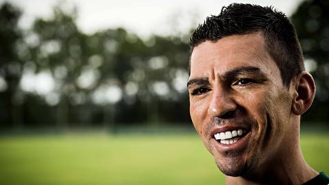 Itu, SP, BRASIL, 13-01-2014 15h18: ***Exclusivo FOLHA***. Entrevista exclusiva para a FOLHA com o zagueiro Lucio, ex Sao Paulo e ex Selecao Brasileira, no SPA Sports Resort onde o time do Palmeiras faz a pre temporada ( Foto Eduardo Knapp/Folhapress.ESPORTES)