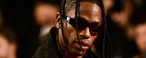 (FILES) US rapper Travis Scott arrives for the screening of the film 
