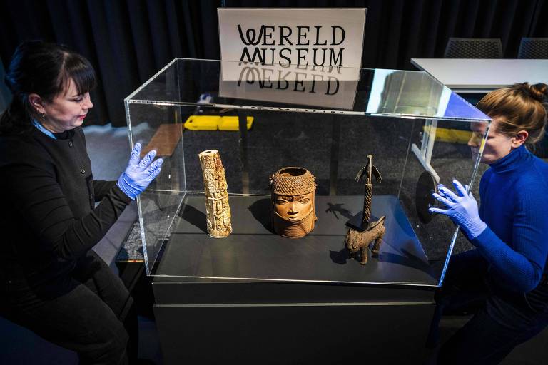 Museu holandês se desfaz de bronzes do Benin para devolvê-los à Nigéria