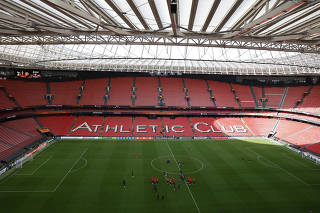 Europa League - Final - Manchester United Stadium Walk Around