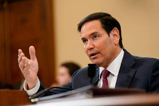 U.S. Secretary of State Marco Rubio testifies at a House Foreign Affairs Committee, in Washington