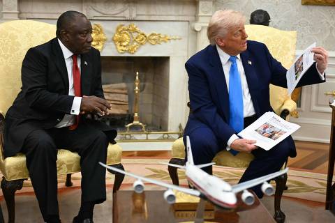 Trump usa acusação de falso 'genocídio branco' para encurralar presidente da África do Sul
