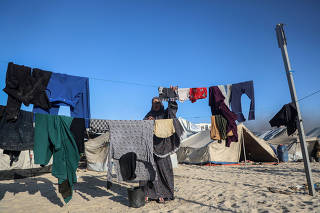 MEDIO ORIENTE-CIUDAD DE GAZA-PERSONAS DESPLAZADAS