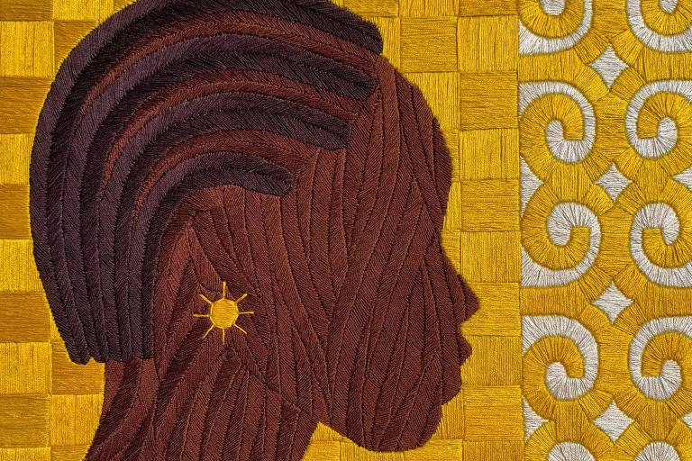 Artista usa bordado para criar novas referências de negritude
