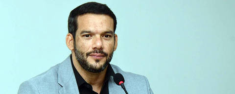 BOA VISTA , RR , 15.01.2025 , BRASIL ,  Samir Xaud candidatoa presidente da CBF , na foto  posse dele na Federação Roraimense de Futebol. Credito Nilzete Franco / Folha BV DIREITOS RESERVADOS. NÃO PUBLICAR SEM AUTORIZAÇÃO DO DETENTOR DOS DIREITOS AUTORAIS E DE IMAGEM