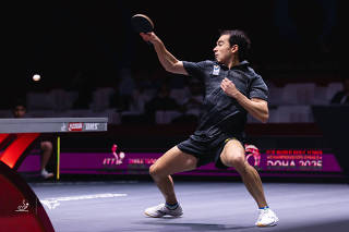 Hugo Calderano em Doha