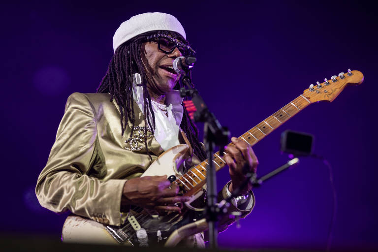 Nile Rodgers comanda baile de disco e funk no encerramento do C6 Fest