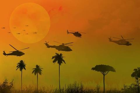 Imagem promocional do filme Apocalypse Now, de Francis Ford Coppola