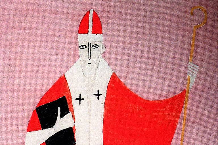 Quadro "São Pedro", do pintor Alfredo Volpi