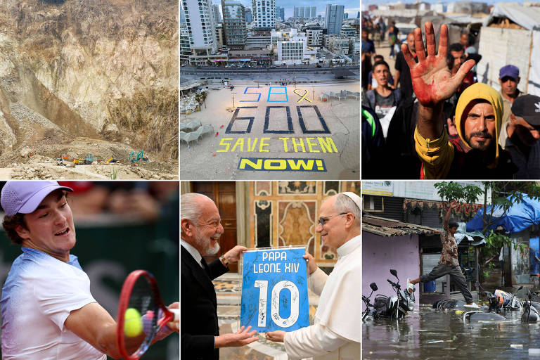 6 imagens que marcaram a semana ao redor do mundo, descritas em detalhe no resto da galeria.