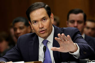FILE PHOTO: Senate Foreign Relations Committee hearing on U.S. President Trump's State Department budget request for the Department of State, on Capitol Hill in Washington