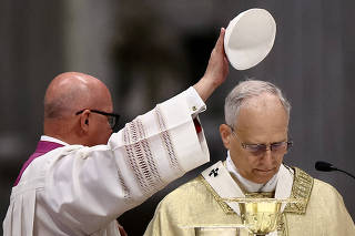 Pope Leo leads Mass in St. Peter's Basilica, at the Vatican