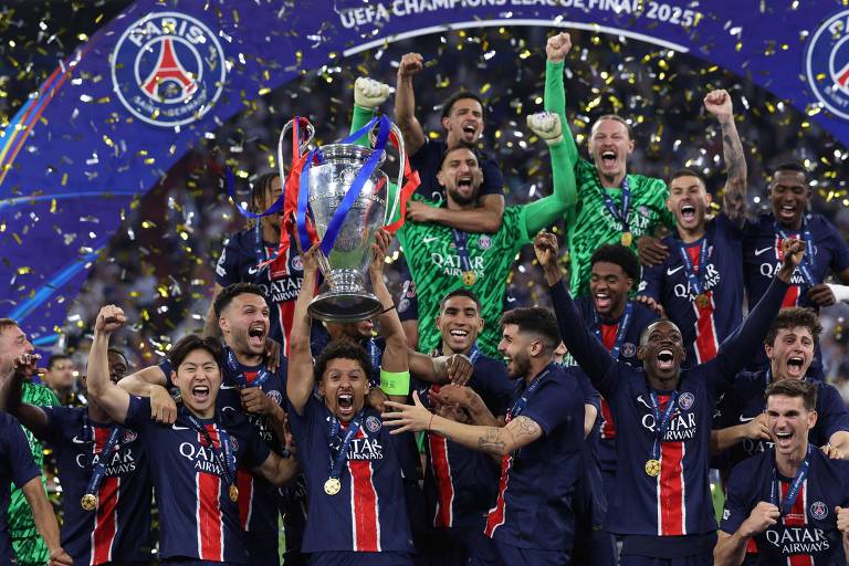 Marquinhos chora em comemoração pela Champions: 'Dei tudo de mim'