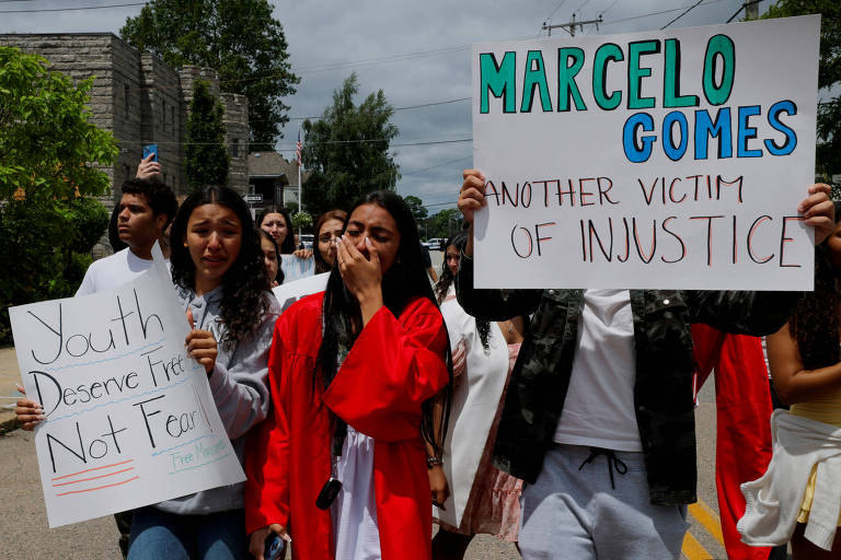 Agentes de imigração dos EUA prendem estudante brasileiro de 18 anos, e comunidade protesta; veja vídeo