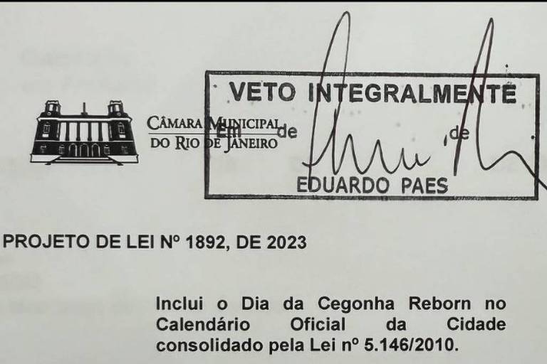 Paes veta Dia da Cegonha Reborn no Rio de Janeiro