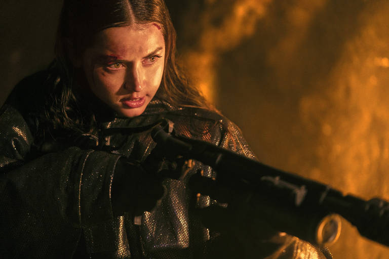 Cena do filme "Bailarina", do universo "John Wick"