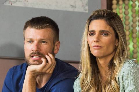 Fernanda Lima e o marido  Rodrigo Hilbert em foto no Instagram