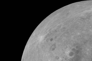 FILE PHOTO: The surface of the moon is pictured during the Apollo 11 mission in this NASA handout photo