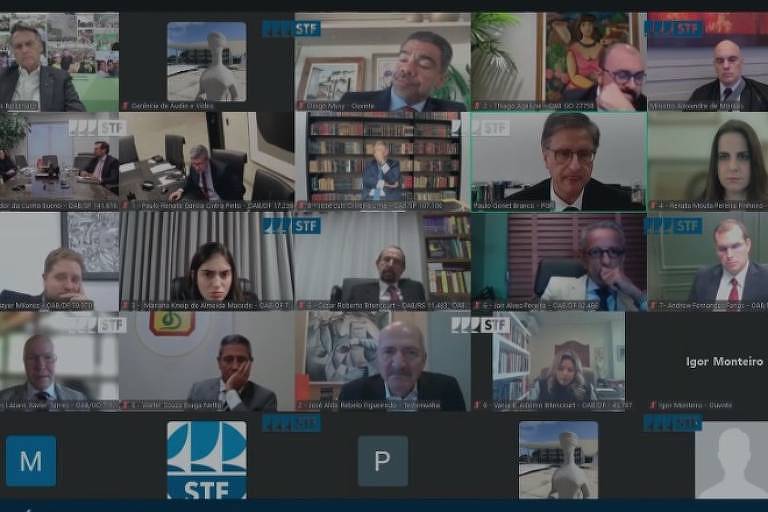 Moraes manda frase sobre 'cagada' dita por Gonet ser coberta com som em vídeo divulgado pelo STF