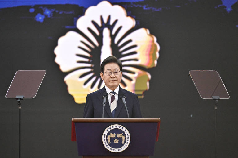 Novo presidente toma posse prometendo unir Coreia do Sul e crescer