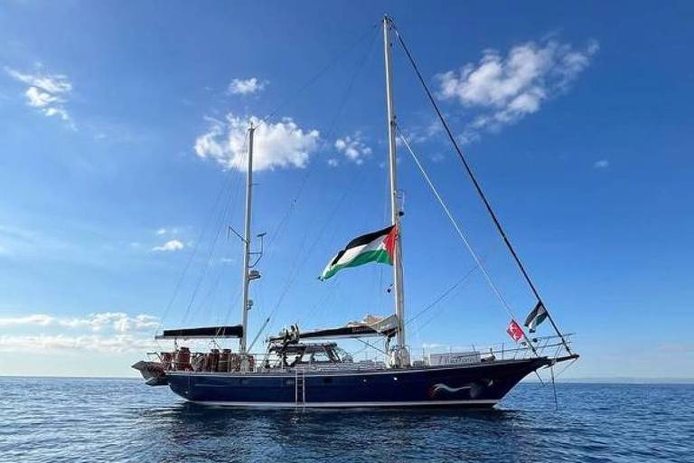 Israel anuncia que não vai deixar barco com Greta e ativistas levar ajuda a Gaza