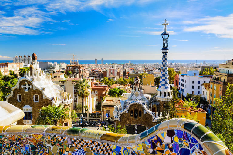 Parque Guell, em Barcelona