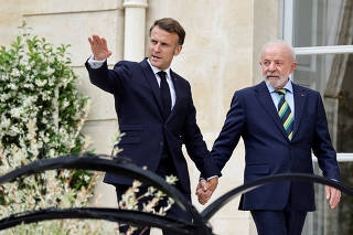 Brazilian President Luiz Inacio Lula da Silva visits France