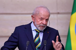 Brazilian President Luiz Inacio Lula da Silva visits France