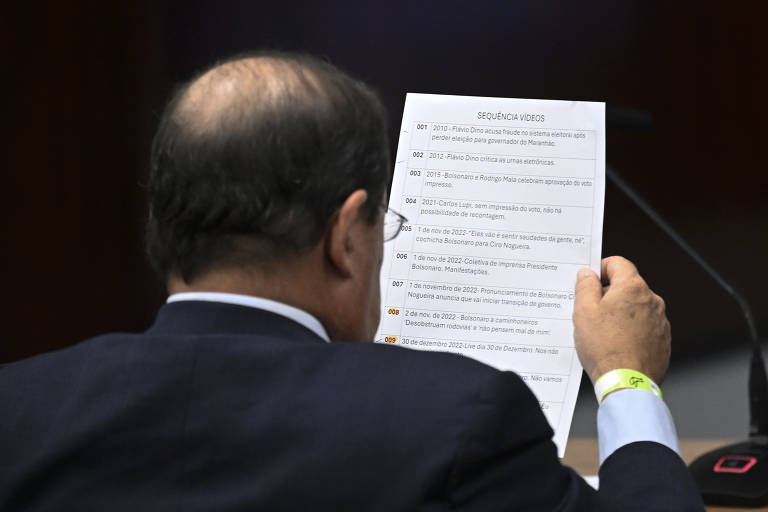 A defesa de Bolsonaro pretendia exibir vídeos durante o depoimento; Moraes negou a solicitação; os conteúdos incluíam críticas às urnas eletrônicas feitas por ministros do STF