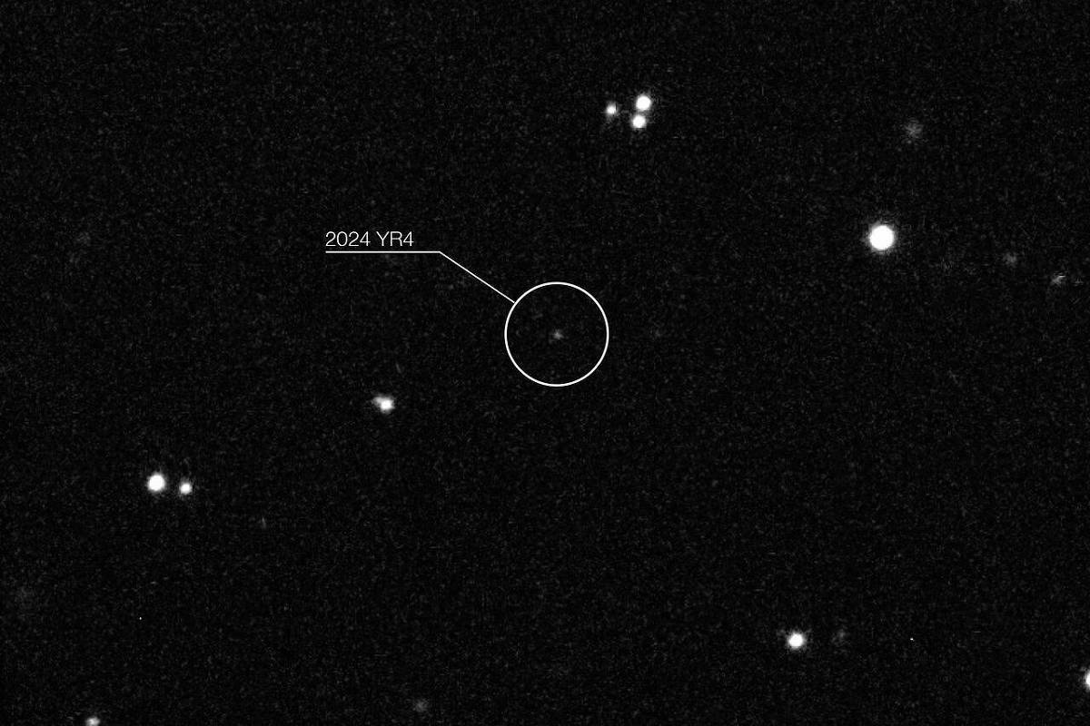 Risco de asteroide se chocar contra a Lua em 2032 passa de 3,8% para 4,3%