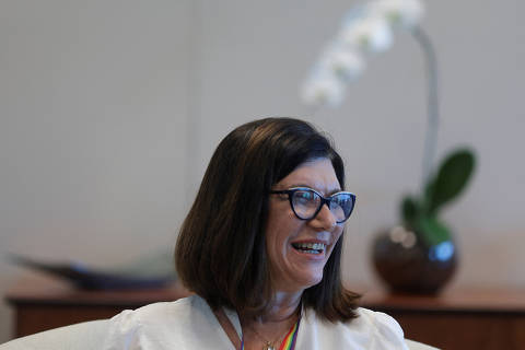 Brazilian state-run oil firm Petrobras CEO Magda Chambriard attends an interview with Reuters in Rio de Janeiro, Brazil June 5, 2025. REUTERS/Ricardo Moraes REFILE - REMOVING 