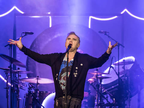 Ex-vocalista do Smiths, Morrissey faz show no Espaço das Américas, em São Paulo 2/12/2018