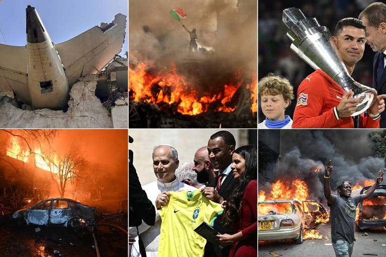 6 imagens que marcaram a semana ao redor do mundo, descritas em detalhe no resto da galeria.