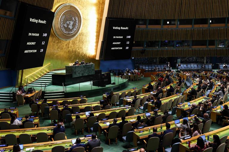 Assembleia-Geral da ONU exige cessar-fogo imediato na Faixa de Gaza; EUA e Israel se opõem