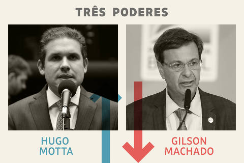 tres poderes 13jun2025 Vencedor: Hugo Motta Perdedor: Gilson Machado