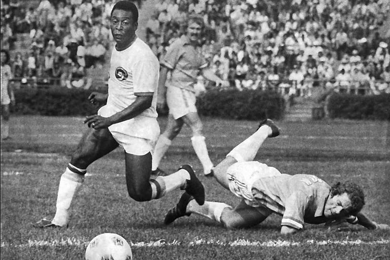 Pelé, meio século antes do baile de Messi, levou futebol aos EUA e avisou: 'Não importam 34, 35 ou 37 anos'